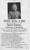 Infantrist Harner Josef